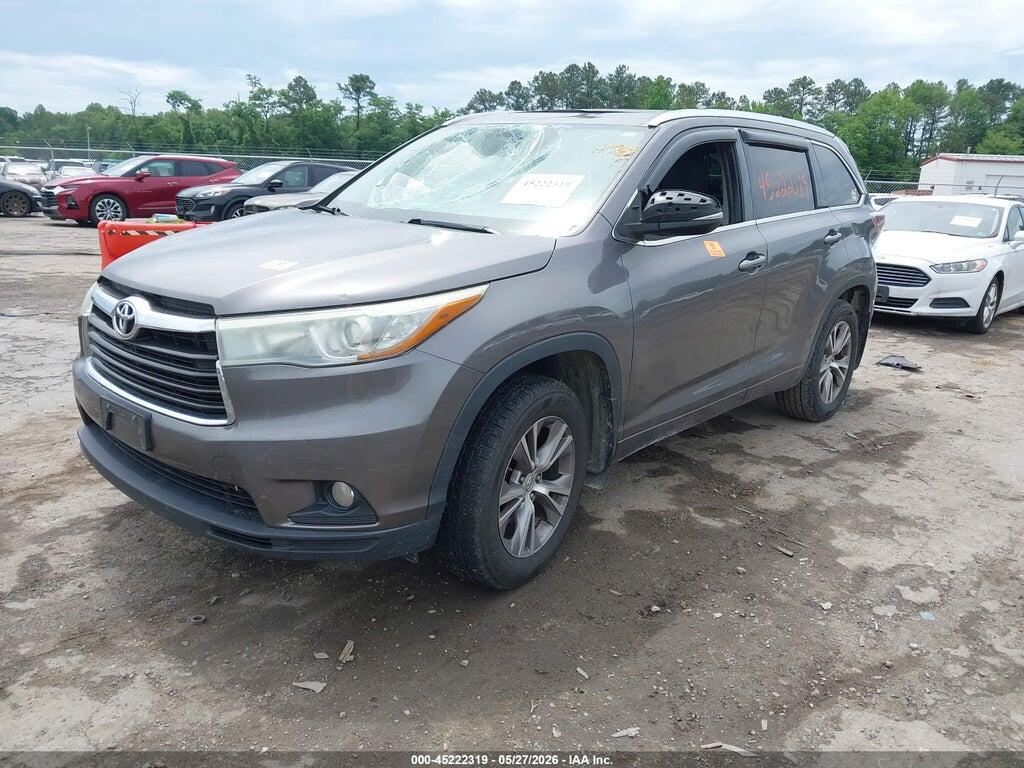 5TDJKRFH5FS095189 2015 TOYOTA HIGHLANDER photo no. 2
