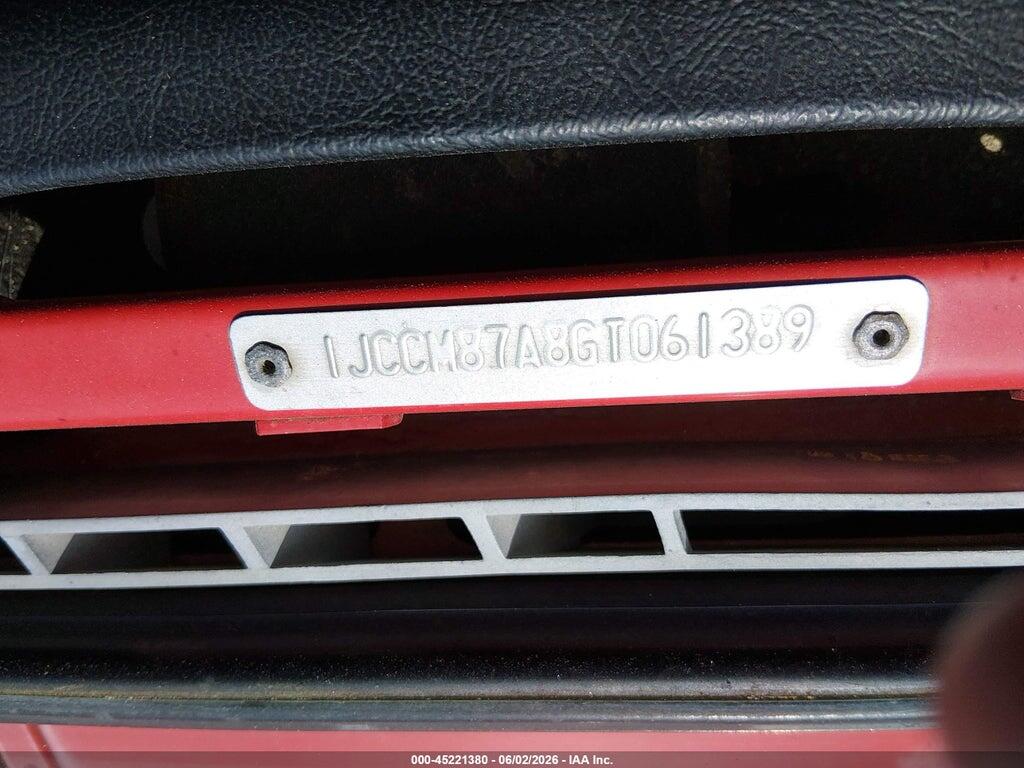 1JCCM87A8GT061389 1986 JEEP JEEP photo no. 9