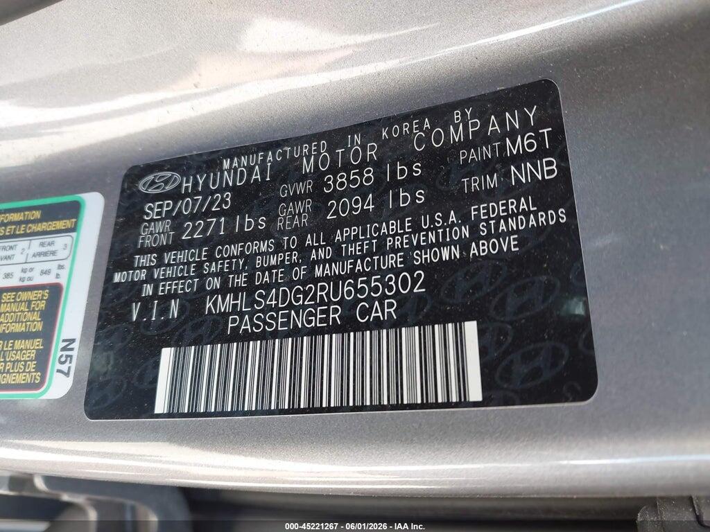 KMHLS4DG2RU655302 2024 HYUNDAI ELANTRA photo no. 9