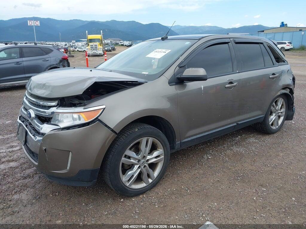 2FMDK4JC1DBE00354 2013 FORD EDGE photo no. 2
