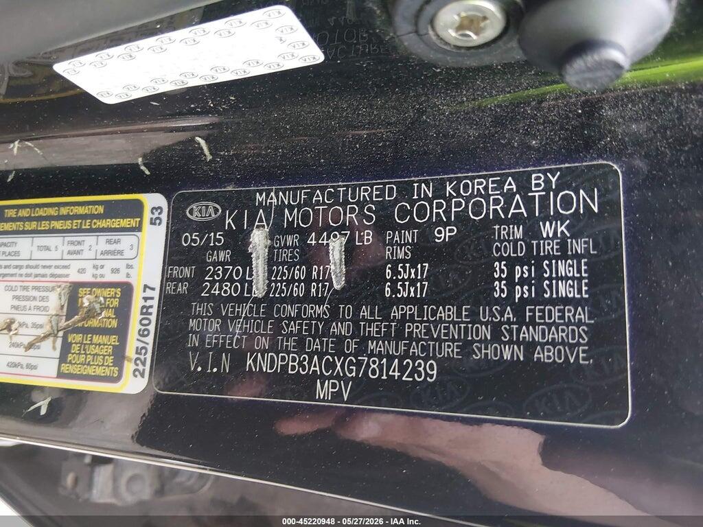 KNDPB3ACXG7814239 2016 KIA SPORTAGE photo no. 9
