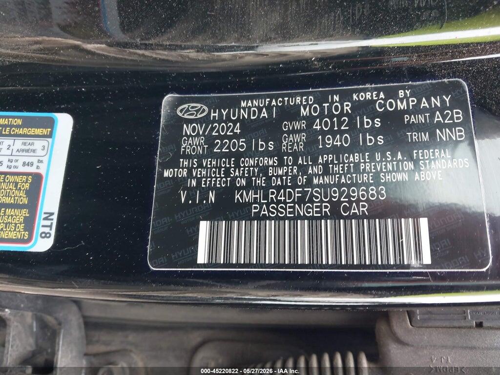 KMHLR4DF7SU929683 2025 HYUNDAI ELANTRA photo no. 9