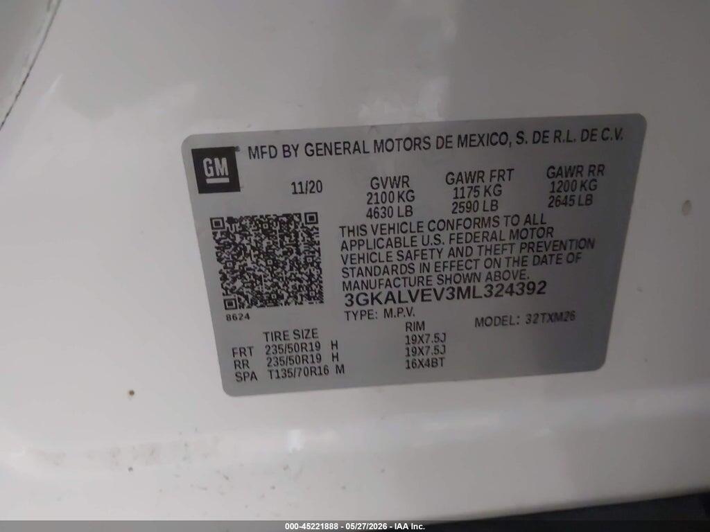 3GKALVEV3ML324392 2021 GMC TERRAIN photo no. 9