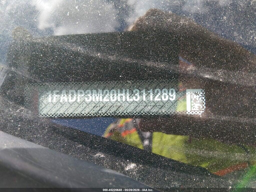 1FADP3M20HL311289 2017 FORD FOCUS photo no. 9
