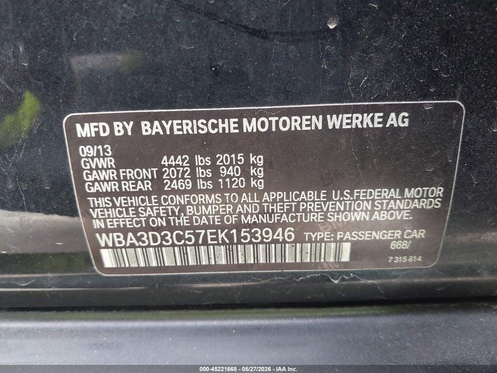 WBA3D3C57EK153946 2014 BMW 328D photo no. 9