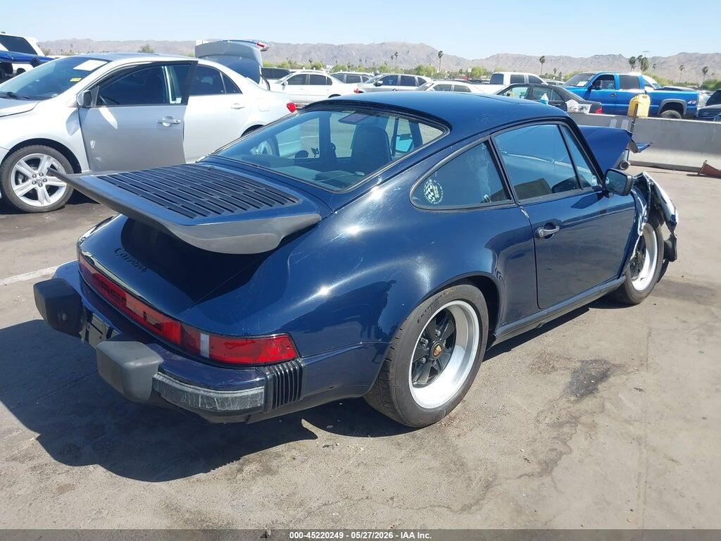 WP0AB0919GS122056 1986 PORSCHE 911 photo no. 4