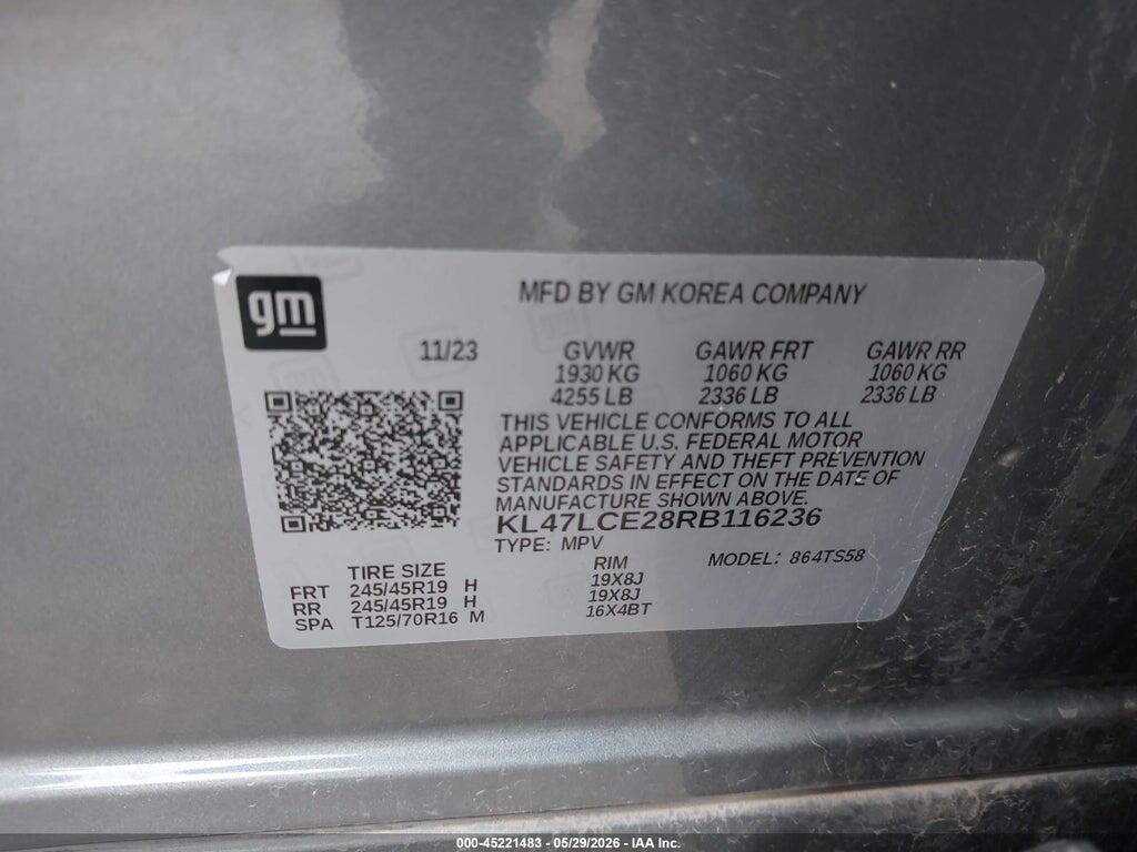 KL47LCE28RB116236 2024 BUICK ENVISTA photo no. 9