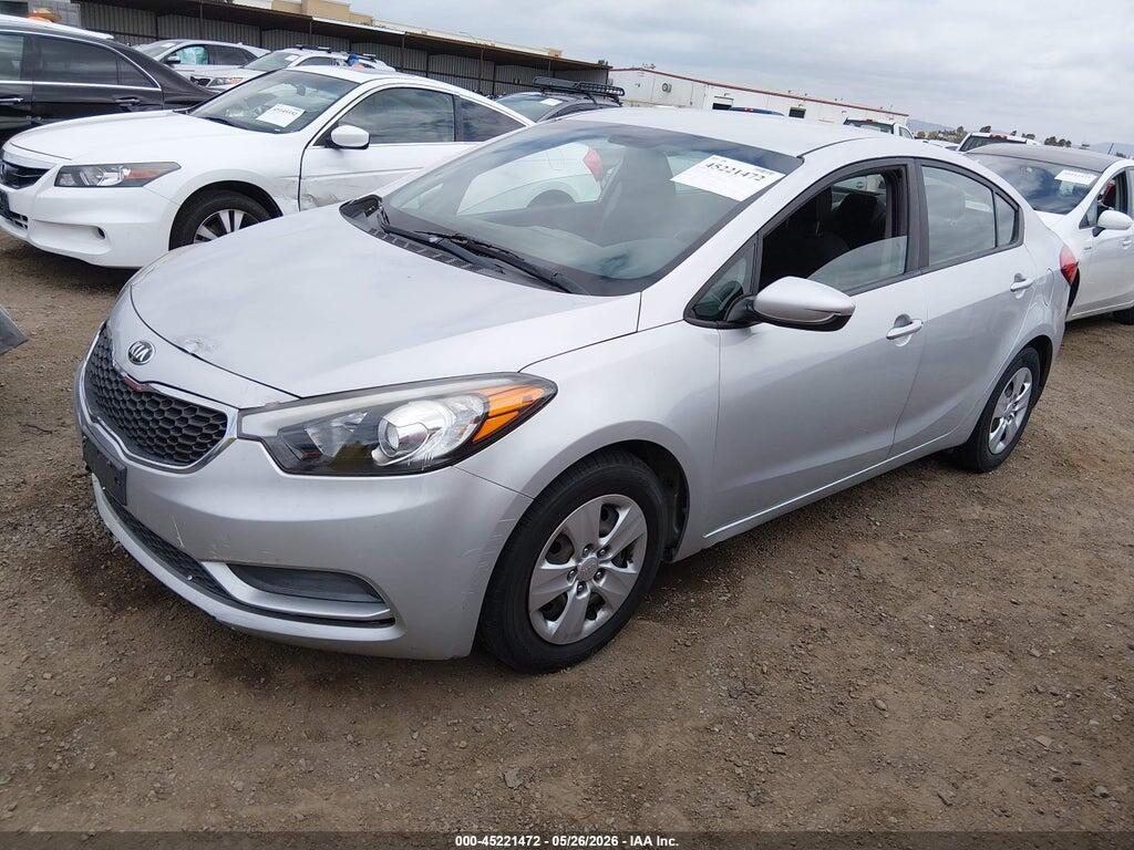 KNAFK4A68G5573852 2016 KIA FORTE photo no. 2