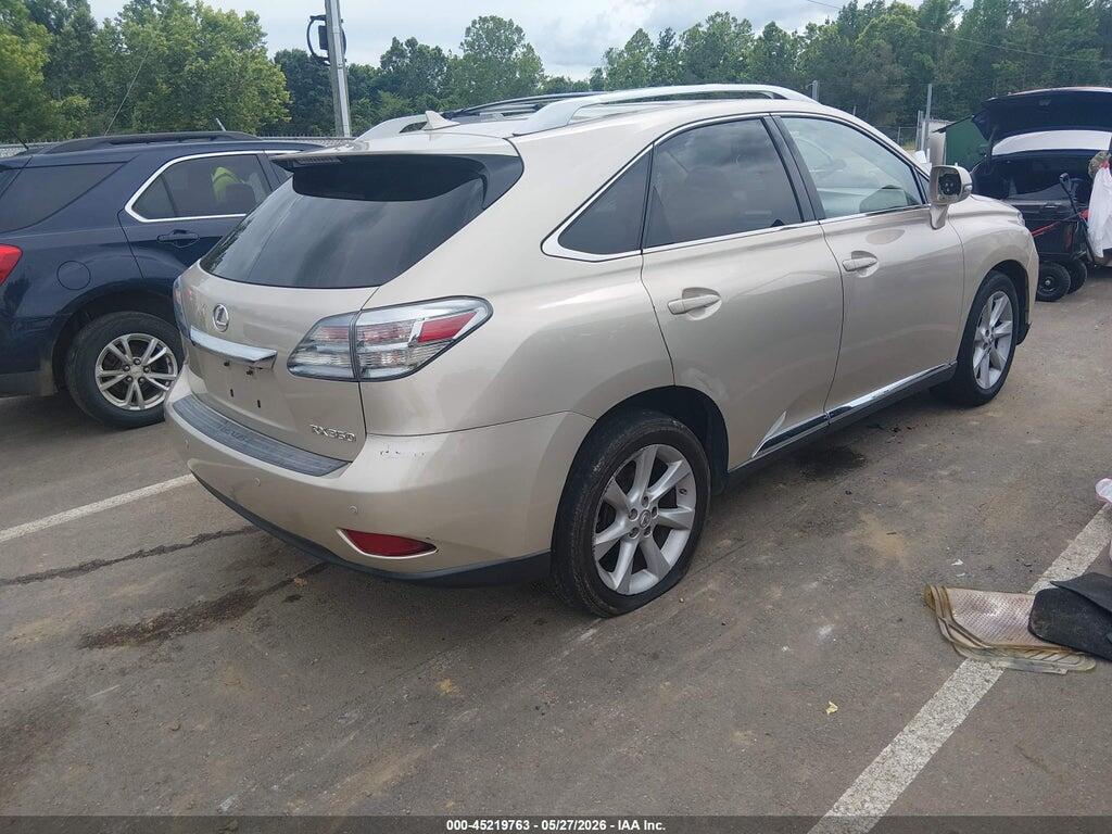 2T2ZK1BA3CC083880 2012 LEXUS RX 350 photo no. 4