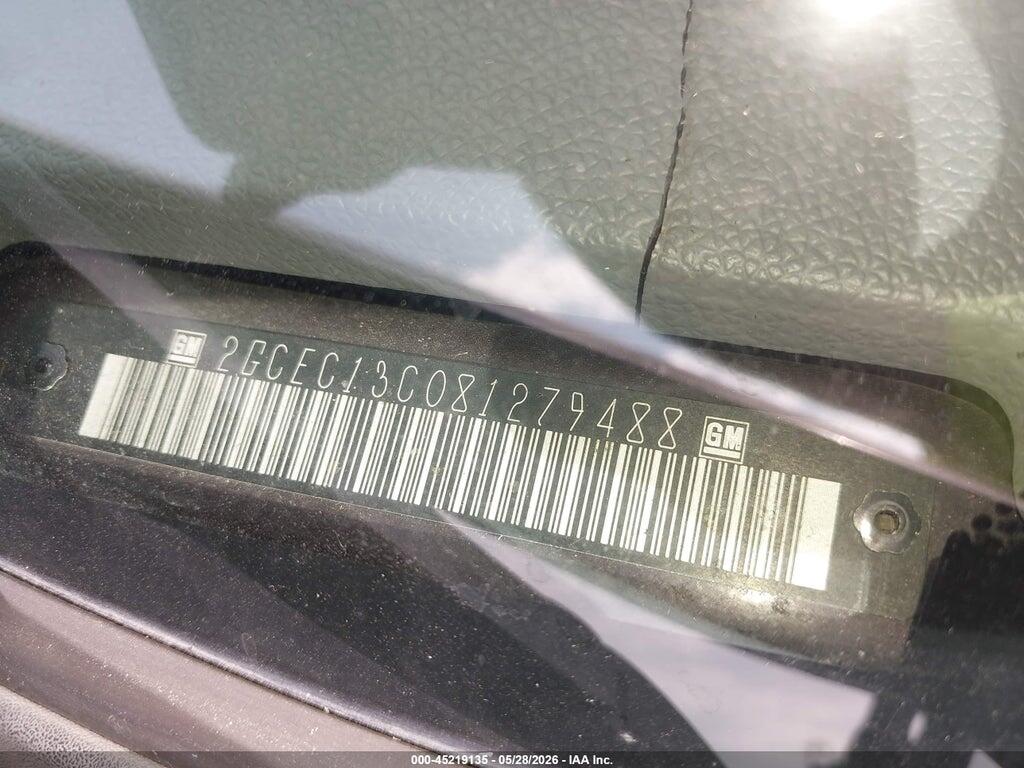 2GCEC13C081279488 2008 CHEVROLET SILVERADO 1500 photo no. 9