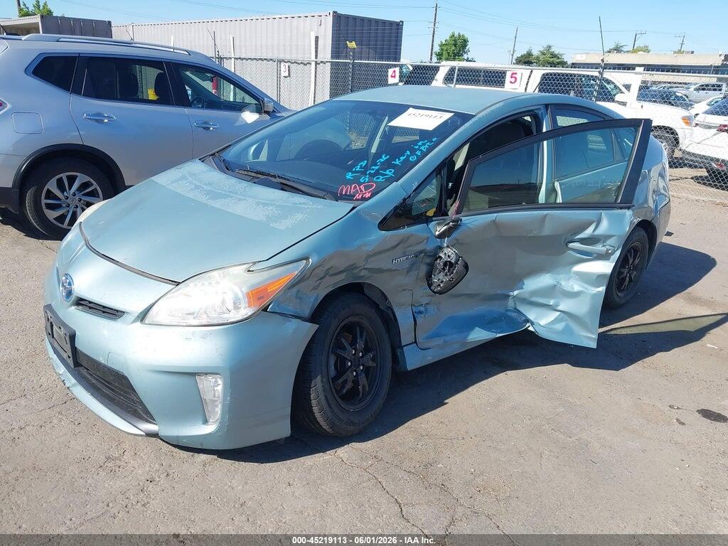 JTDKN3DU5D1693592 2013 TOYOTA PRIUS photo no. 2