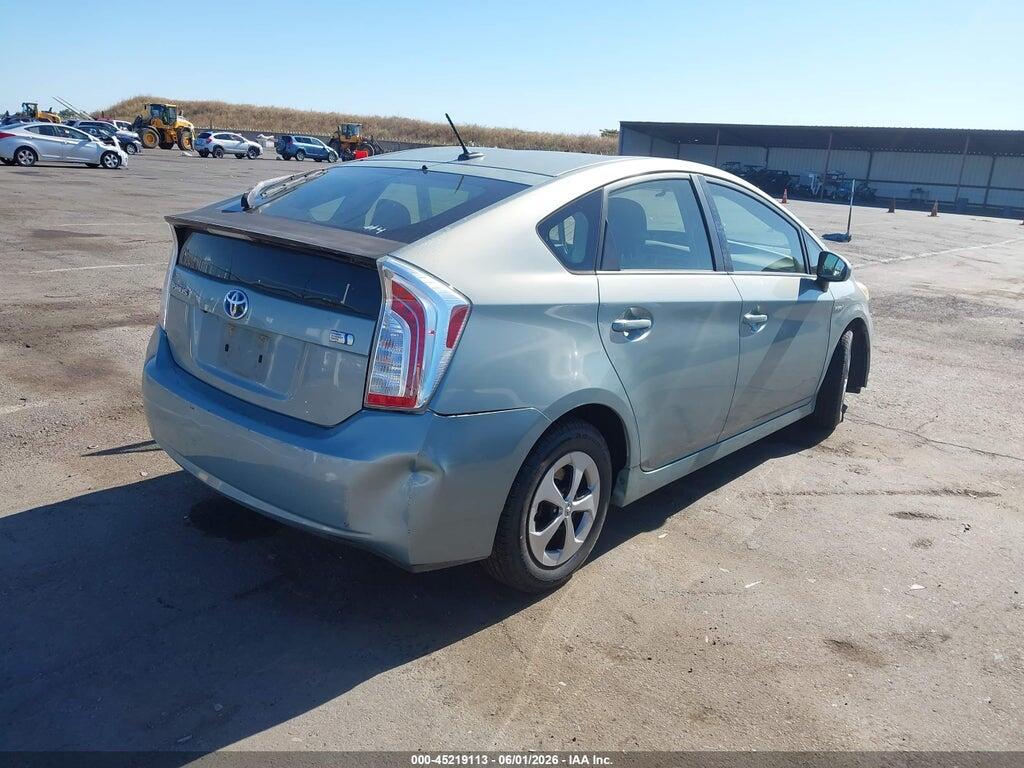 JTDKN3DU5D1693592 2013 TOYOTA PRIUS photo no. 4