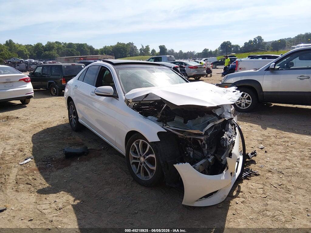 55SWF4KB8FU083622 2015 MERCEDES-BENZ C 300 photo no. 1