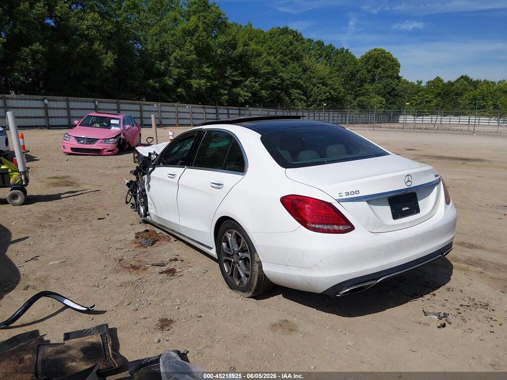55SWF4KB8FU083622 2015 MERCEDES-BENZ C 300 photo no. 3