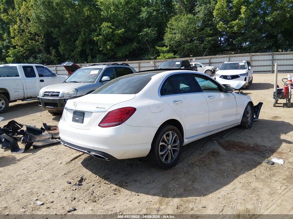 55SWF4KB8FU083622 2015 MERCEDES-BENZ C 300 photo no. 4