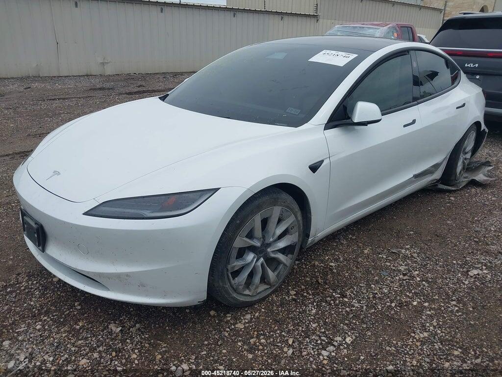 5YJ3E1EA1SF922111 2025 TESLA MODEL 3 photo no. 2