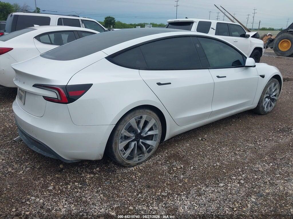 5YJ3E1EA1SF922111 2025 TESLA MODEL 3 photo no. 4