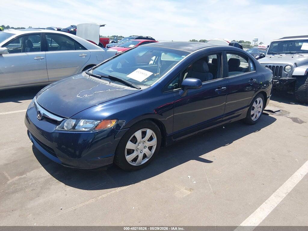 1HGFA16586L067681 2006 HONDA CIVIC photo no. 2