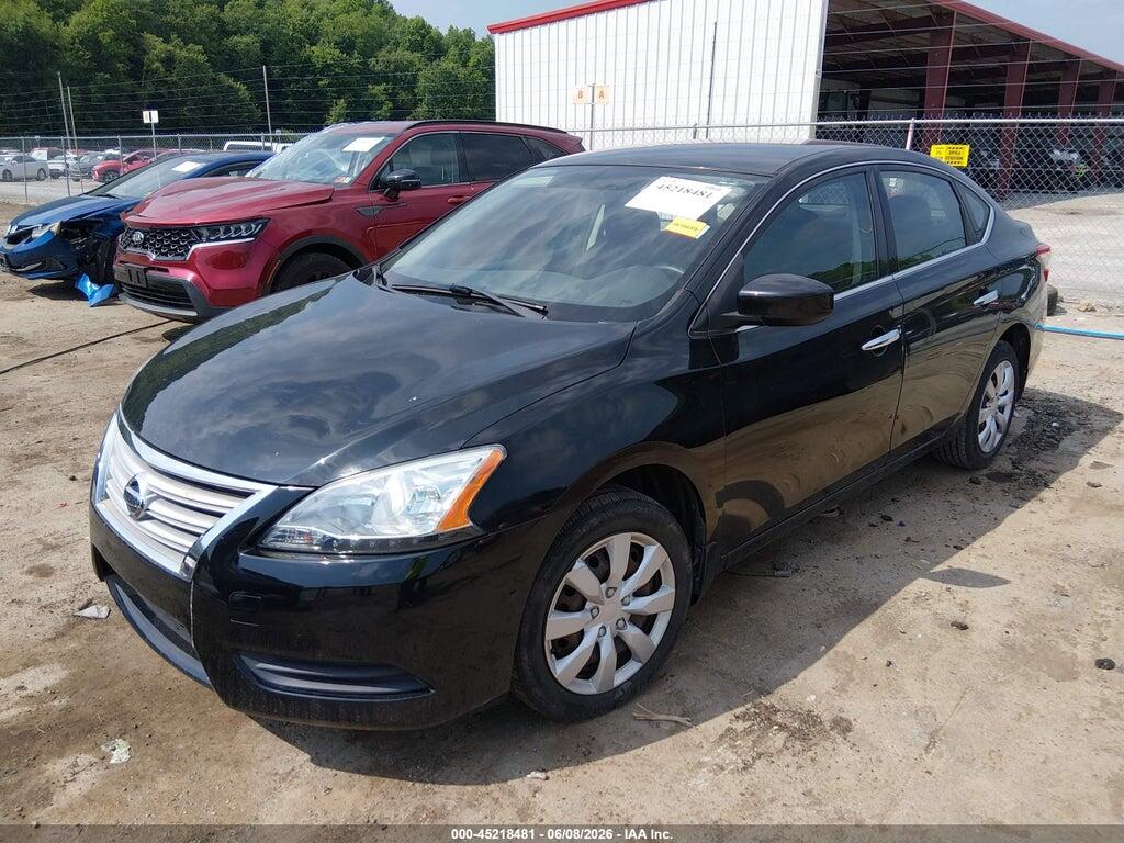 3N1AB7APXEL684345 2014 NISSAN SENTRA photo no. 2
