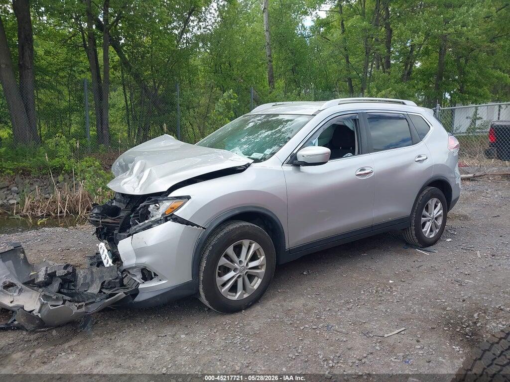 KNMAT2MVXFP519912 2015 NISSAN ROGUE photo no. 2