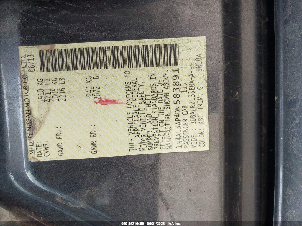 1N4AL3AP4DN583891 2013 NISSAN ALTIMA photo no. 9