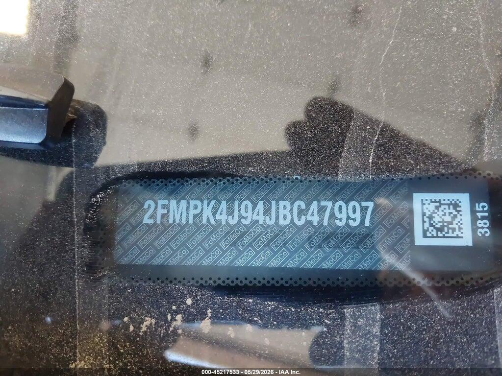 2FMPK4J94JBC47997 2018 FORD EDGE photo no. 9
