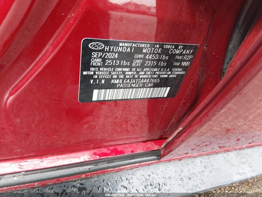 KMHL64JA1SA447665 2025 HYUNDAI SONATA photo no. 9