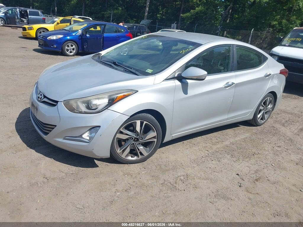 KMHDH4AE7EU106050 2014 HYUNDAI ELANTRA photo no. 2