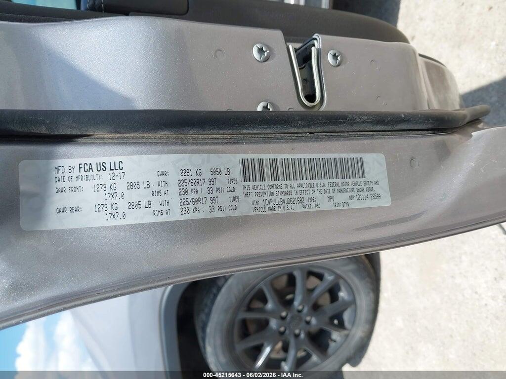 1C4PJLLB4JD621682 2018 JEEP CHEROKEE photo no. 9