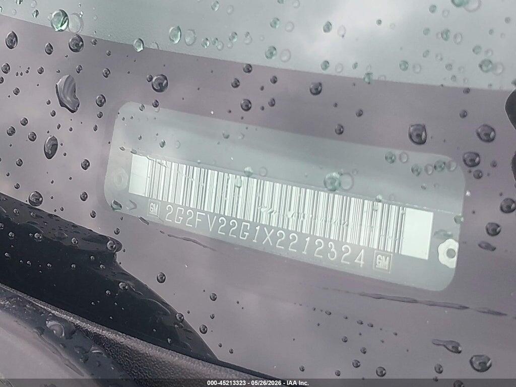 2G2FV22G1X2212324 1999 PONTIAC FIREBIRD photo no. 9