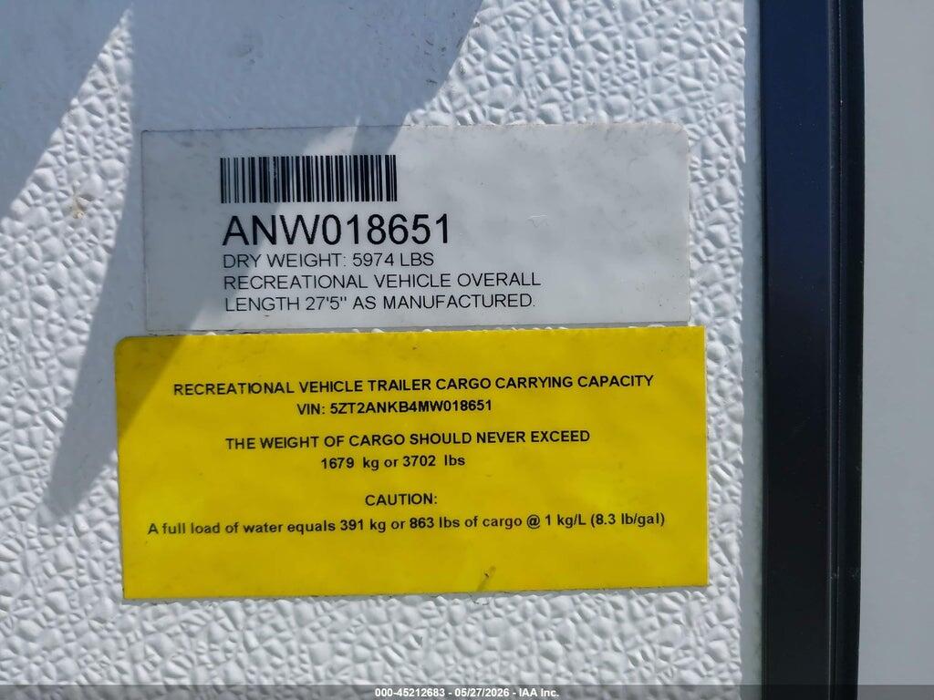 5ZT2ANKB4MW018651 2021 COACHMEN ADRENALINE 21LT photo no. 9