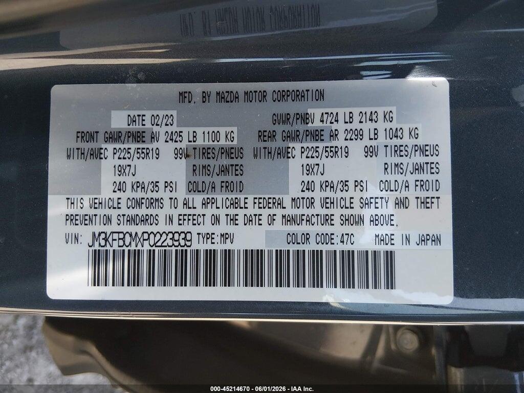 JM3KFBCMXP0223939 2023 MAZDA CX-5 photo no. 9