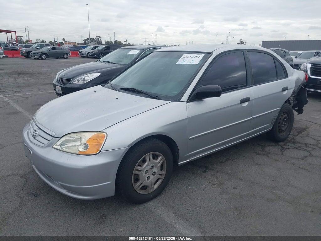 2HGES16521H596252 2001 HONDA CIVIC photo no. 2