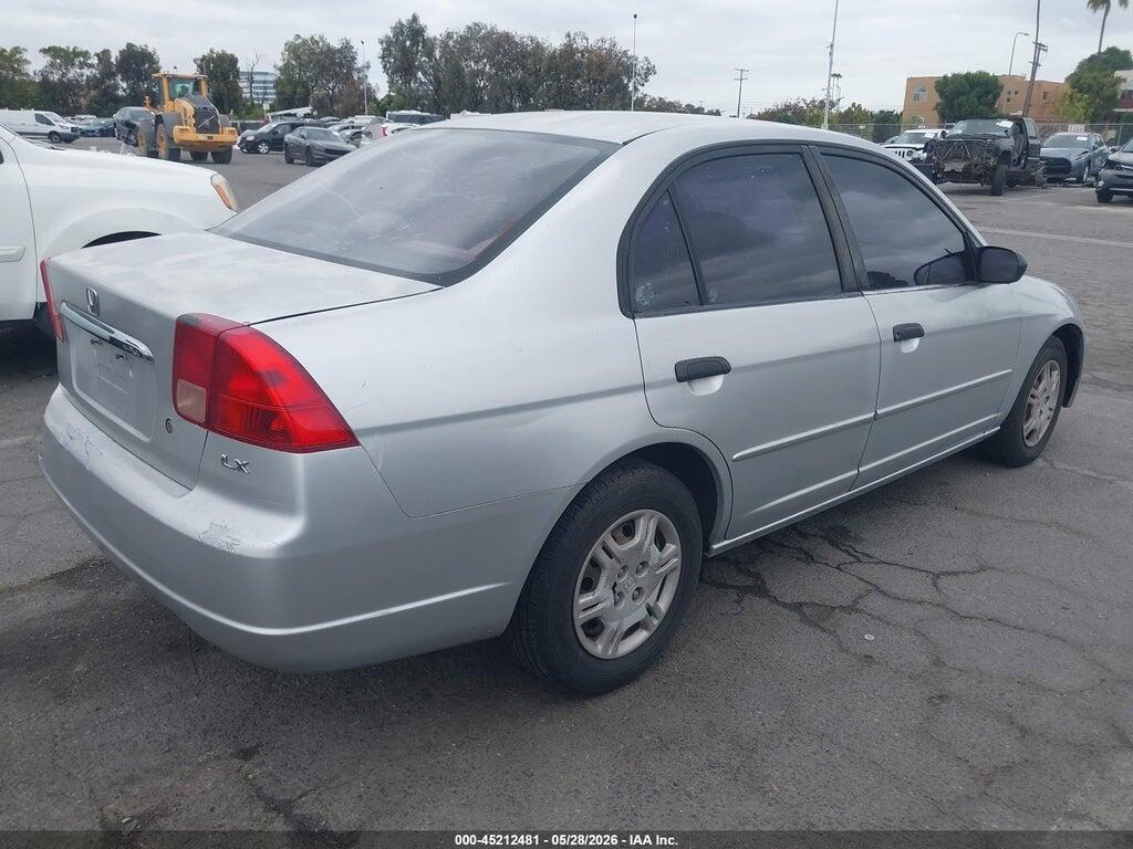 2HGES16521H596252 2001 HONDA CIVIC photo no. 4