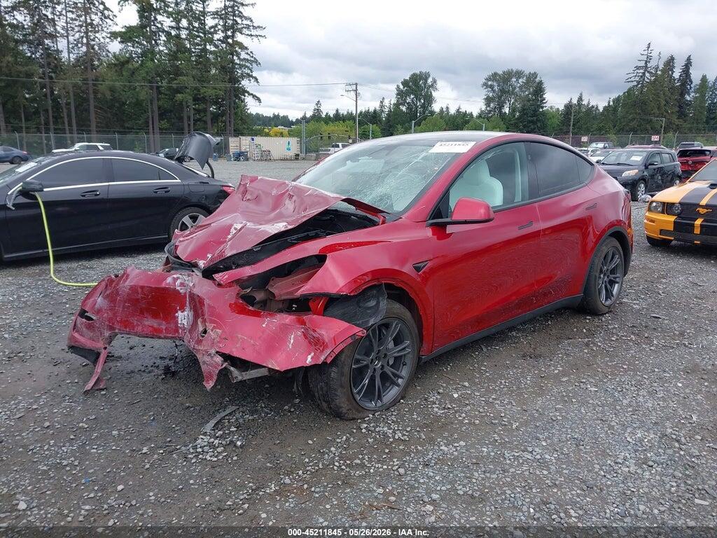 7SAYGDEE0SF280360 2025 TESLA MODEL Y photo no. 2