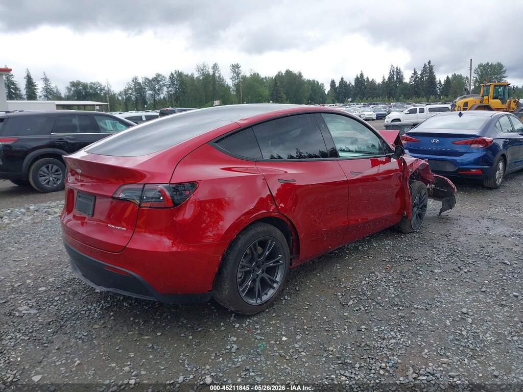 7SAYGDEE0SF280360 2025 TESLA MODEL Y photo no. 4