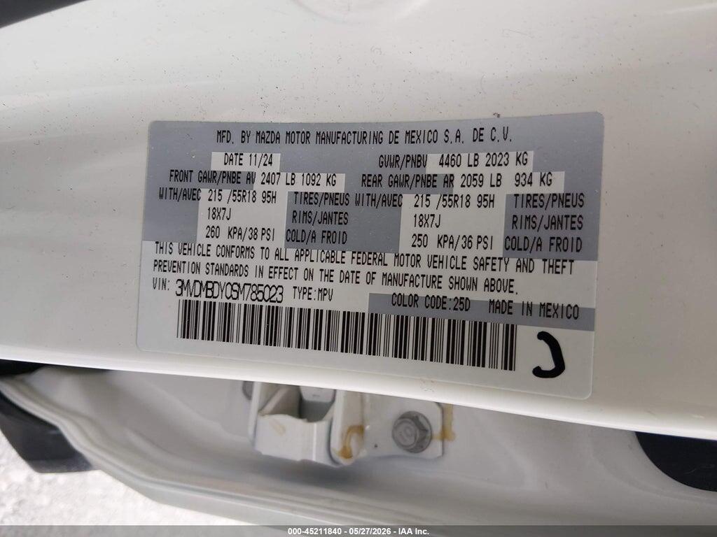 3MVDMBDY0SM785023 2025 MAZDA CX-30 photo no. 9
