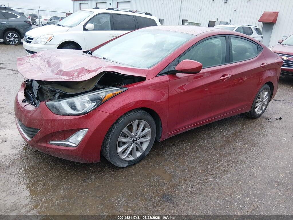 5NPDH4AE6EH482527 2014 HYUNDAI ELANTRA photo no. 2
