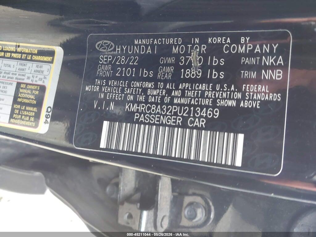 KMHRC8A32PU213469 2023 HYUNDAI VENUE photo no. 9