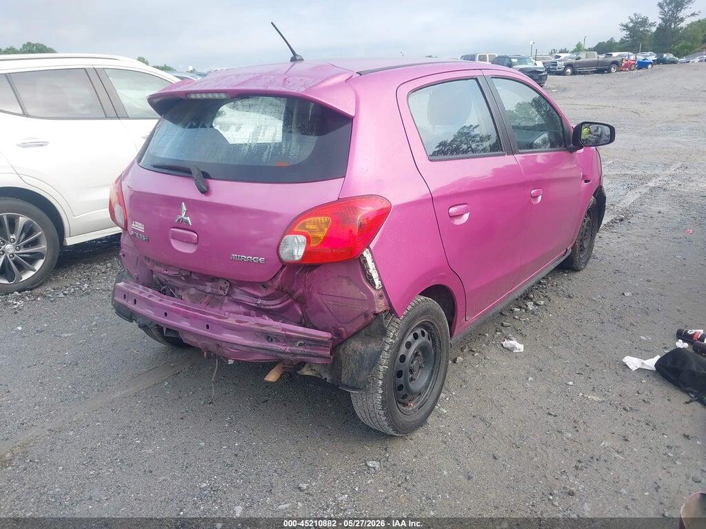 ML32A3HJ7FH031389 2015 MITSUBISHI MIRAGE photo no. 4