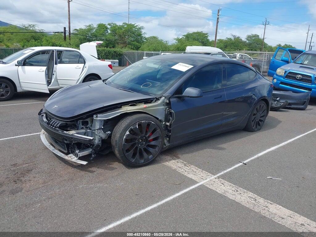 5YJ3E1EC2PF407899 2023 TESLA MODEL 3 photo no. 2