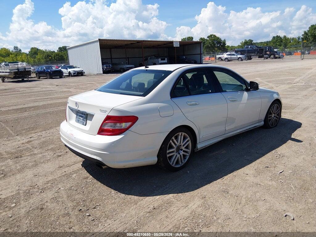 WDDGF54X99F234428 2009 MERCEDES-BENZ C 300 photo no. 4