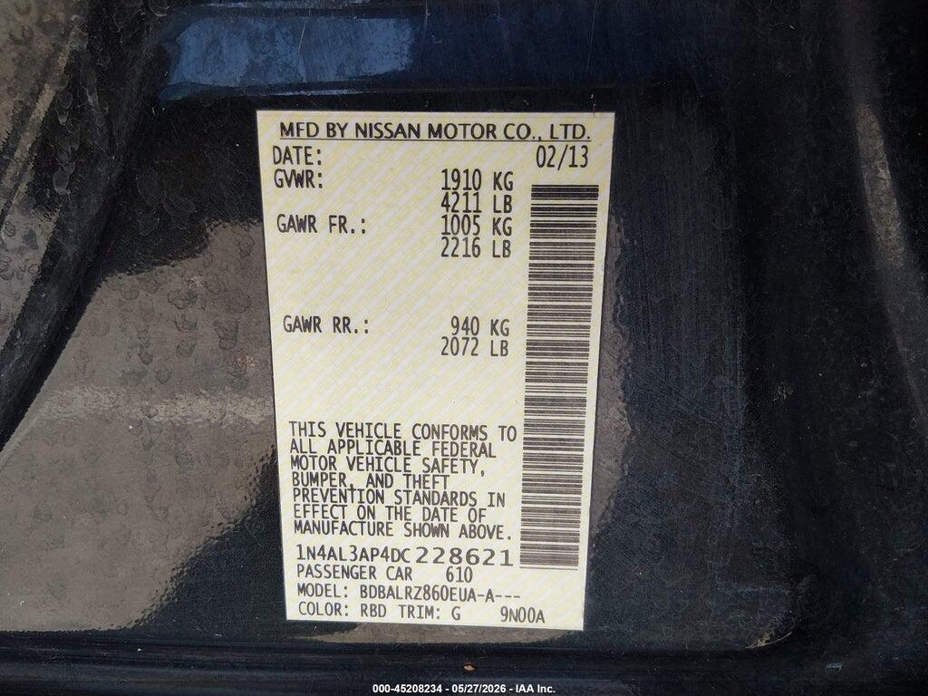 1N4AL3AP4DC228621 2013 NISSAN ALTIMA photo no. 9