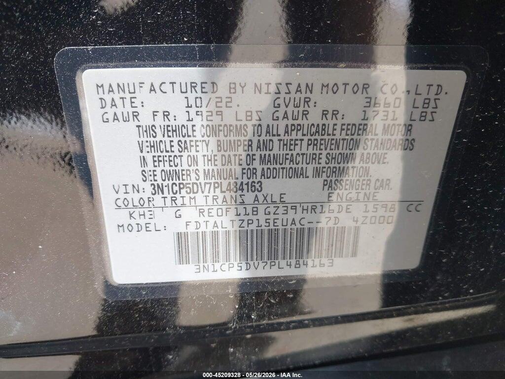 3N1CP5DV7PL484163 2023 NISSAN KICKS photo no. 9