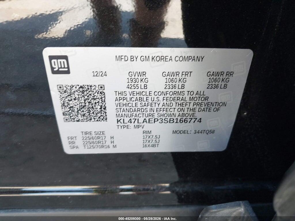 KL47LAEP3SB166774 2025 BUICK ENVISTA photo no. 9