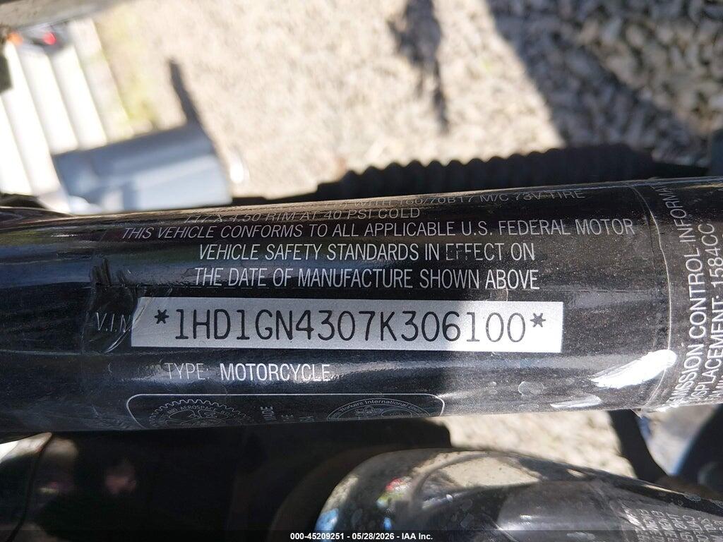 1HD1GN4307K306100 2007 HARLEY-DAVIDSON FXDL photo no. 10