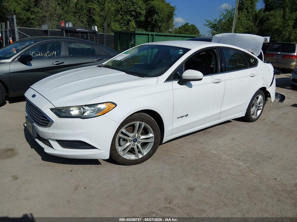 3FA6P0UU7JR122607 2018 FORD FUSION HYBRID photo no. 2