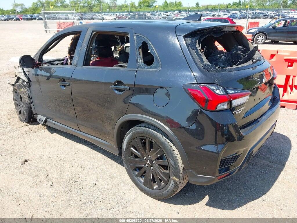 JA4ARUAUXNU013285 2022 MITSUBISHI OUTLANDER SPORT photo no. 3