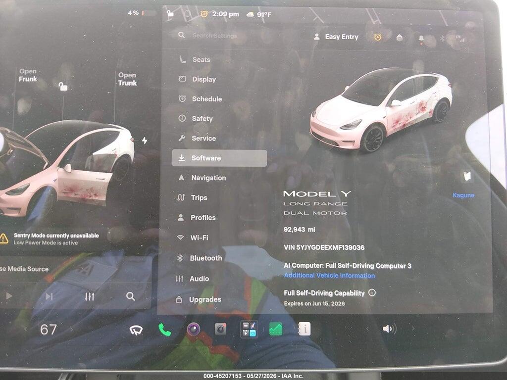 5YJYGDEEXMF139036 2021 TESLA MODEL Y photo no. 7