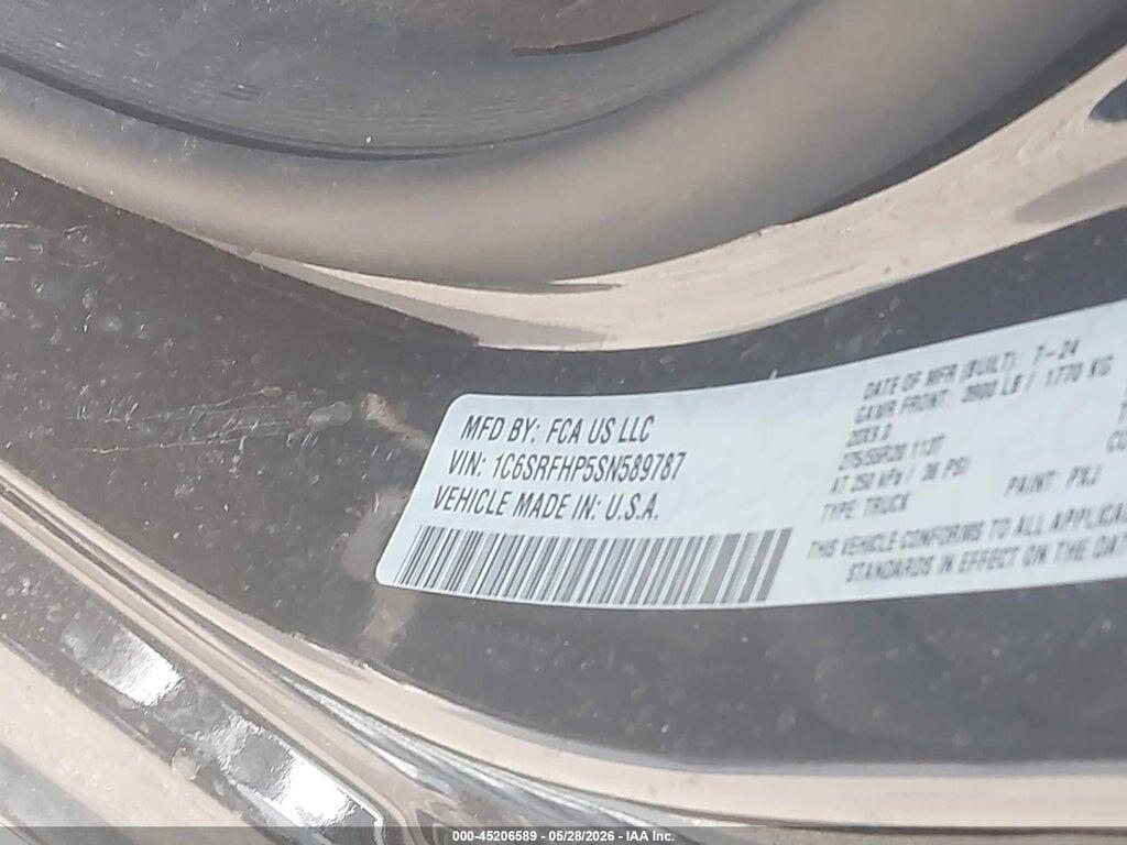 1C6SRFHP5SN589787 2025 RAM 1500 photo no. 9
